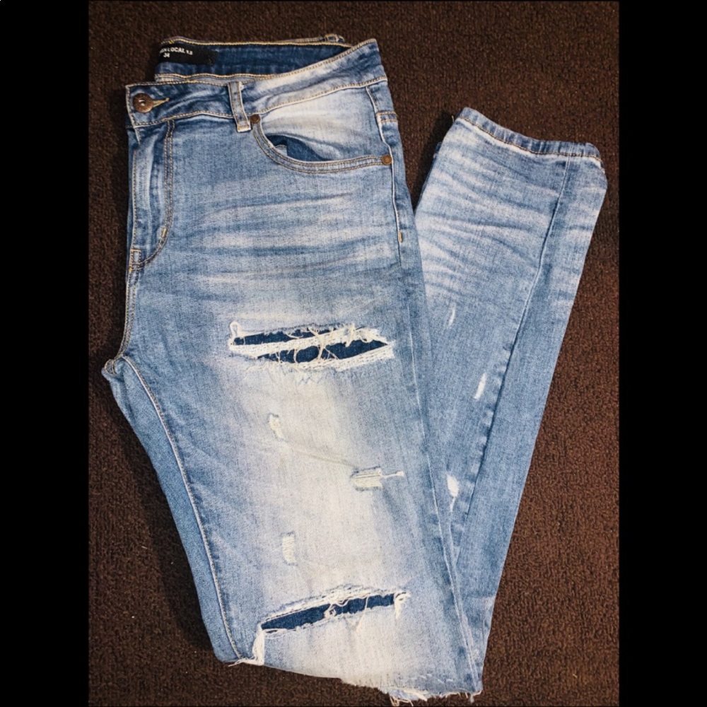 Men’s Ripped Jeans - Picture 3 of 3